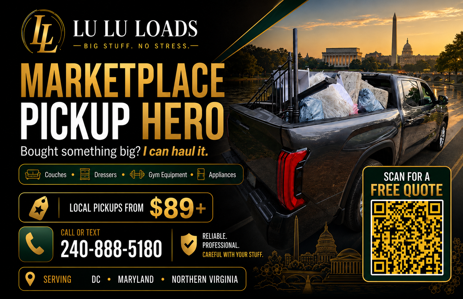 LuluLoads hauling service
